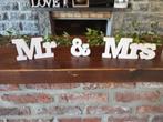 Mr & Mrs en bois blanc, Comme neuf, Enlèvement