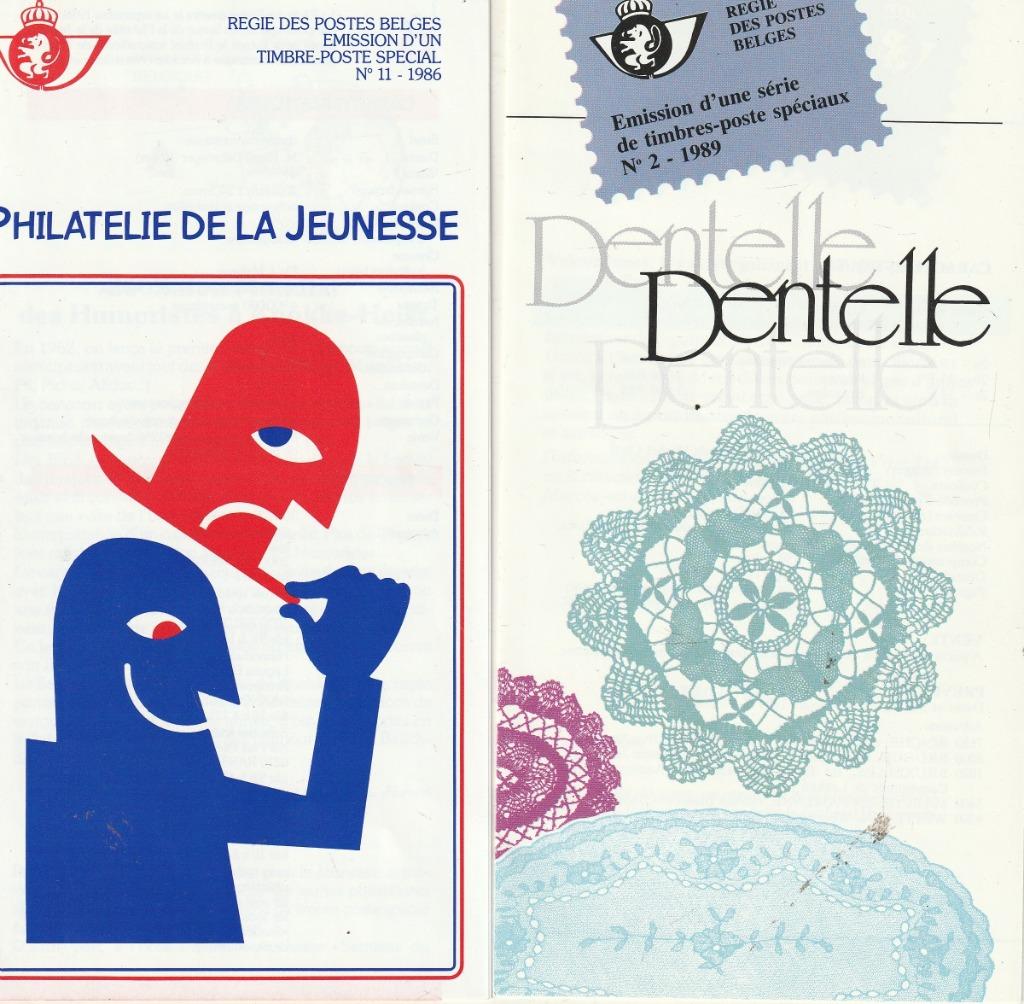 lot de 6 pièces, FDC — Courrier d'émission philatélique du p, Timbres & Monnaies, Timbres | Europe | Belgique, Affranchi, Oblitération 1er jour