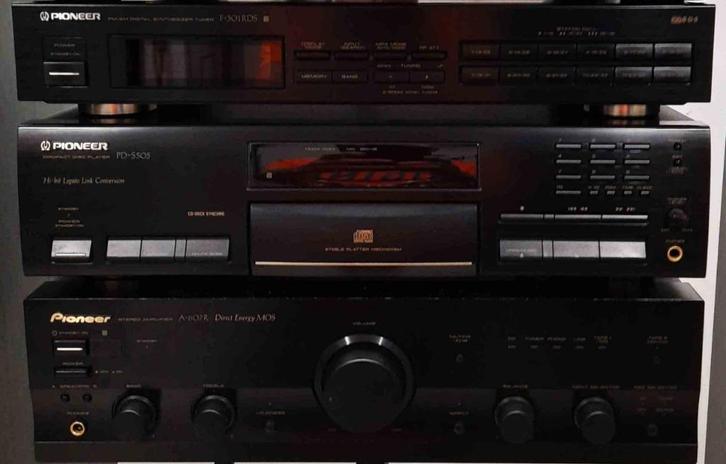 Pioneer set met of zonder B&W luidsprekers te beluisteren, Audio, Tv en Foto, Stereoketens, Zo goed als nieuw, Cd-speler, Tuner of Radio