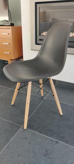Stoel eames - zwart - 6 stuks (replica), Huis en Inrichting, Stoelen, Ophalen, Gebruikt, Zwart, Metaal