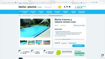 Bâche Piscine Quatre Saisons beschikbaar voor biedingen