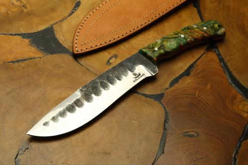 Couteau Bushcraft couteau de survie full tang fait à la main, Collections, Objets militaires | Général, Enlèvement ou Envoi