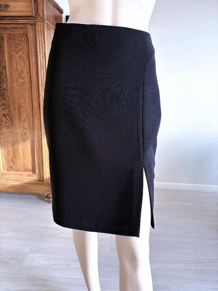Astrid Black Label Alanza3 Stijlvolle Rok M  Split & Stretch, Vêtements | Femmes, Jupes, Comme neuf, Taille 38/40 (M), Noir, Sous le genou