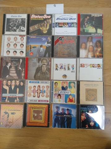 Collectie cd's alfabetisch van S tot en met Z beschikbaar voor biedingen