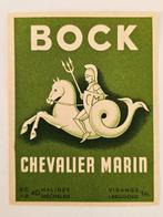 Bock Chevalier Marin Etiquette Bière Bottle Label 38, Verzenden, Zo goed als nieuw, Overige typen, Overige merken