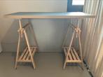 Bureau op schragen, Huis en Inrichting, Ophalen, Zo goed als nieuw, Bureau