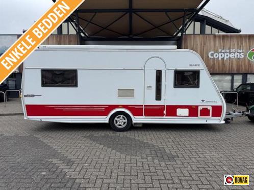 Kabe Smaragd 540 GLE 2013 MEGA COMPLEET!, Caravans en Kamperen, Caravans, tot en met 4, 1250 - 1500 kg, Treinzit, Kabe, 2 aparte bedden