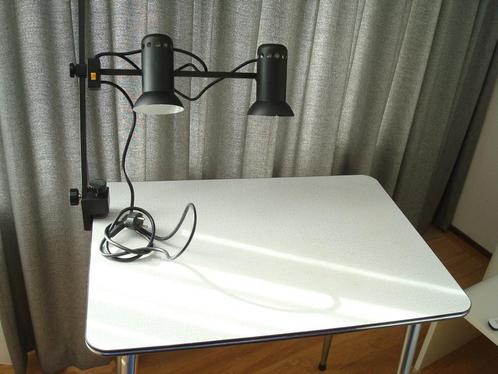 VINTAGE KAISER INDUSTRIELE TAFEL KLEM LAMP, Huis en Inrichting, Lampen | Tafellampen, Gebruikt, 50 tot 75 cm, Kunststof, Metaal
