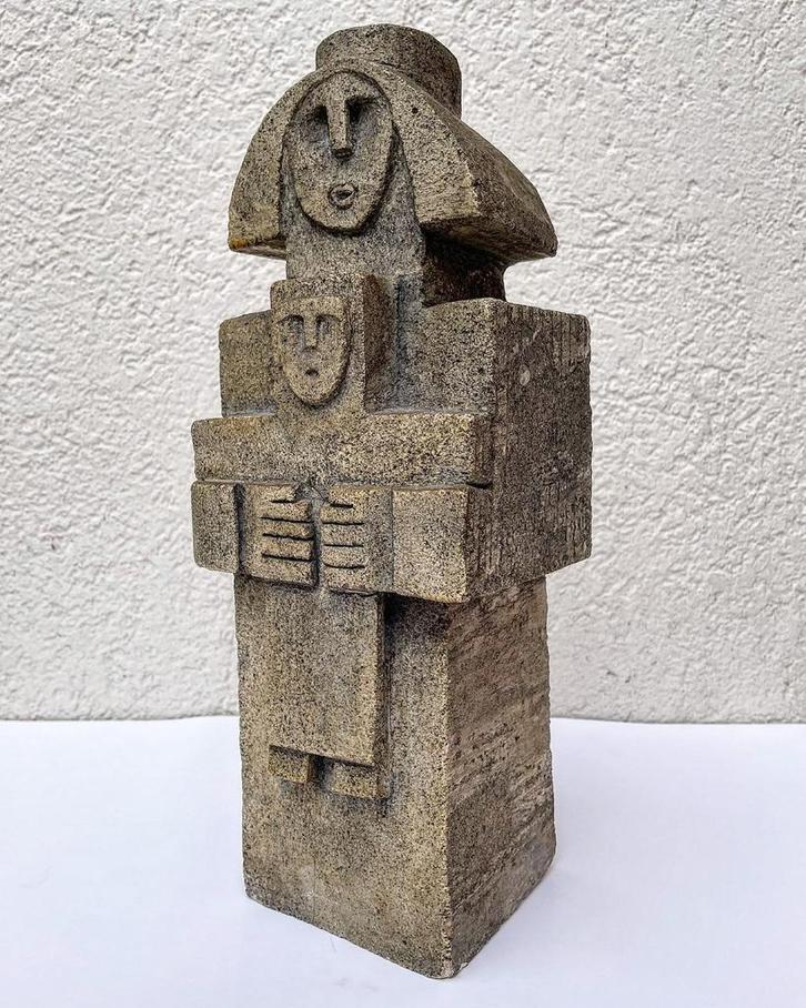 Sculpture vierge à l'enfant, Antiek en Kunst, Kunst | Designobjecten, Ophalen