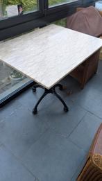 Marmeren tafel klein, Tuin en Terras, Ophalen, Zo goed als nieuw