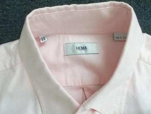 Hema overhemd mt.39/40 zachtroze nieuw, nooit gedragen, Kleding | Heren, Overhemden, Nieuw, Halswijdte 39/40 (M), Roze, Ophalen of Verzenden