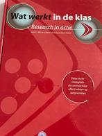 Wat werkt in de klas - Research in actie - Bazalt 2010, Marzano, Pickering, Pollock, Ophalen of Verzenden, Zo goed als nieuw, Hogeschool