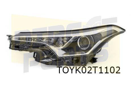 Toyota C-HR Koplamp Rechts (halogeen HIR2) Origineel! 81130F, Auto-onderdelen, Verlichting, Toyota, Nieuw, Verzenden