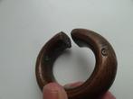 Afrikaanse bronzen armband met mooie details ca 8 x 7 x 2 cm, Verzenden