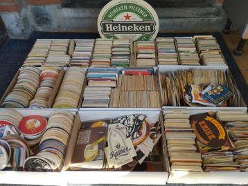 Verzameling bierviltjes  beschikbaar voor biedingen