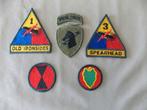 Patch d'après-guerre de l'armée américaine, Emblème ou Badge, Armée de terre, Enlèvement ou Envoi