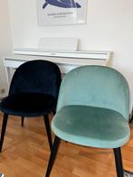 Lot de 4 chaises en velours Westwing, Maison & Meubles, Chaises, Tissus, Autres couleurs, Enlèvement, Utilisé