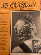Le Coiffeur zeldzaam tijdschrift uit de jaren 50 - De Kapper, 1940 tot 1960, Tijdschrift