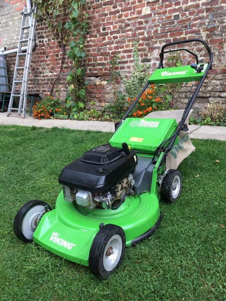 Tondeuse VIKING 536K Professionnellle, Tuin en Terras, Grasmaaiers, Gebruikt, Benzine-grasmaaier, 50 cm of meer, Opvangzak, Opvangbak