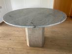 Ronde marmeren tafel, Huis en Inrichting, Tafels | Eettafels, Ophalen, Overige materialen, Gebruikt, Rond