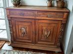 Meuble ancien sculpté / buffet bas de chasse style Henry II, Maison & Meubles, Avec tiroir(s), 100 à 150 cm, Enlèvement, Utilisé