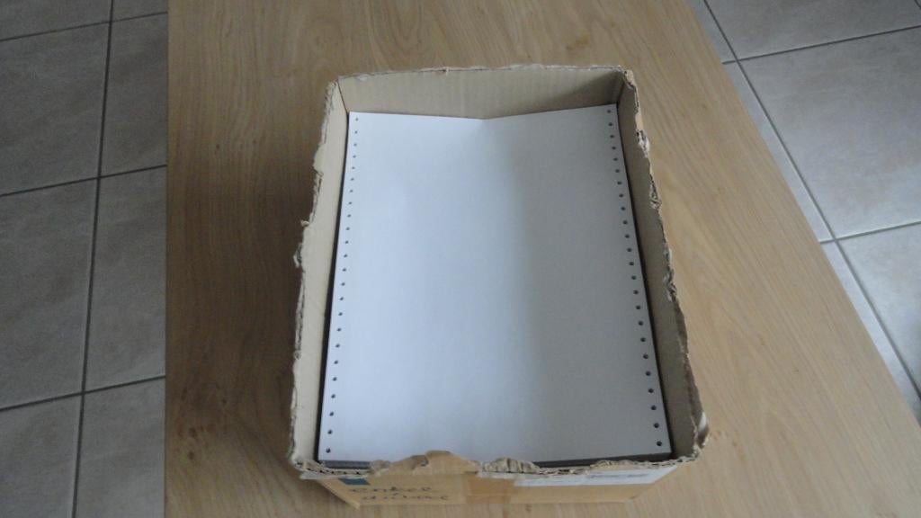 Computer kettingpapier, Ophalen