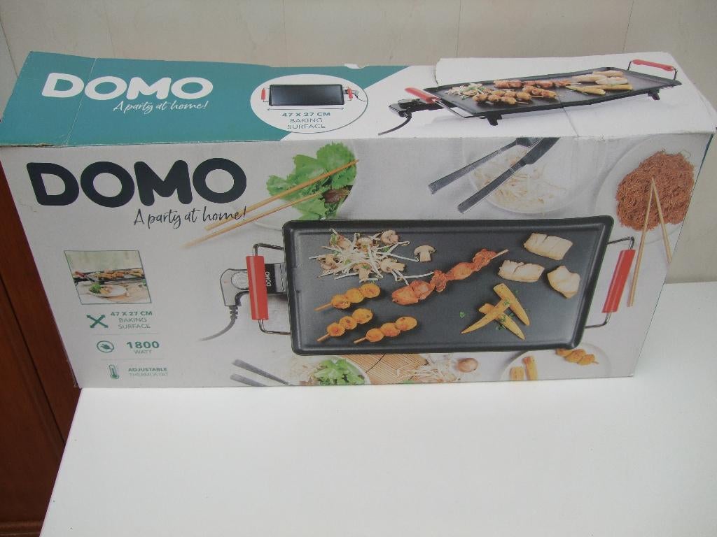 PLANCHA DOMO, Electroménager, Plaques de gril, Comme neuf, Enlèvement