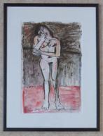 GODFRIED VERVISCH / NAAKTE VROUW / LITHO + GOUACHE / 82x61cm, Enlèvement