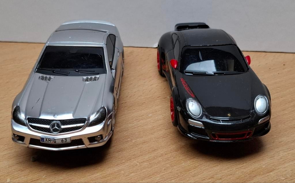 Racebaan autos merk Carrera. Mercedes en Porsche, Ophalen of Verzenden