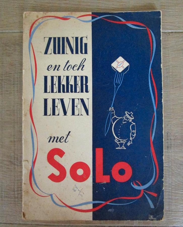 Oud recept boekje Solo, Livres, Livres de cuisine, Utilisé, Pays-Bas et Belgique, Enlèvement ou Envoi