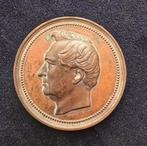Médaille Belgique Bronze par Wiener 1870 Gouverneur Hainaut, Enlèvement ou Envoi, Bronze