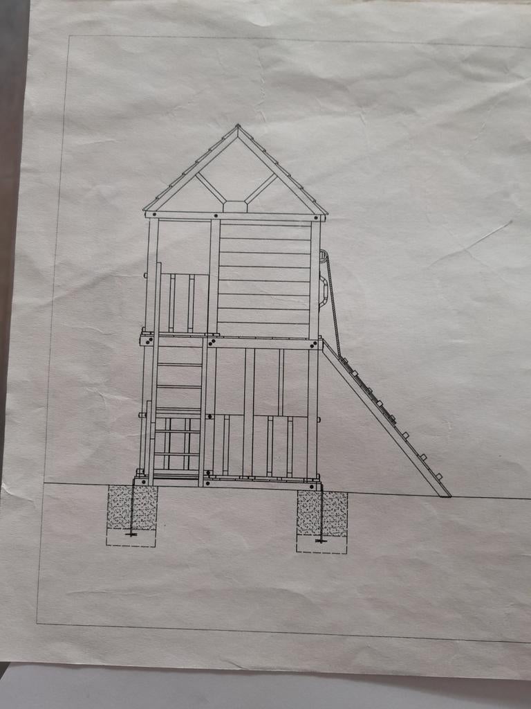 Houten speeltuig, Ophalen