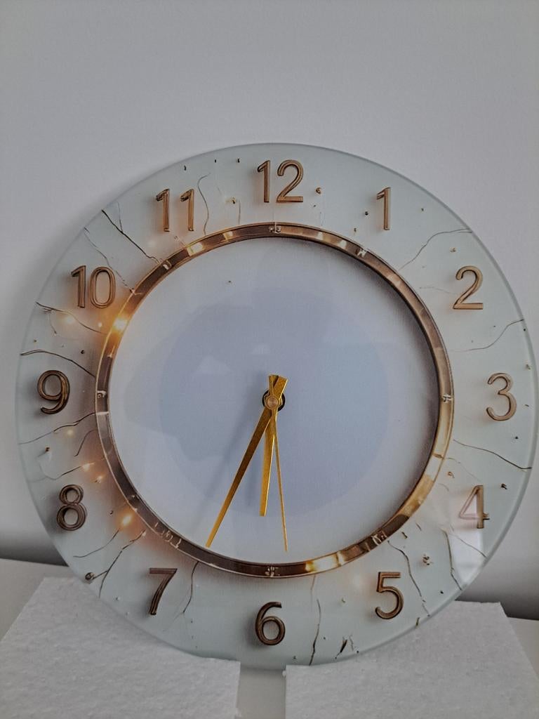 3 lustres modernes pour plafand+1 montre en verre, Maison & Meubles, Enlèvement, Verre