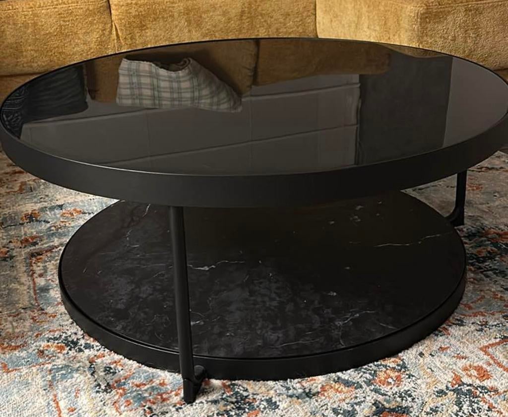 table basse ikea, Maison & Meubles, Moins de 50 cm, Verre, Rond, 50 à 100 cm