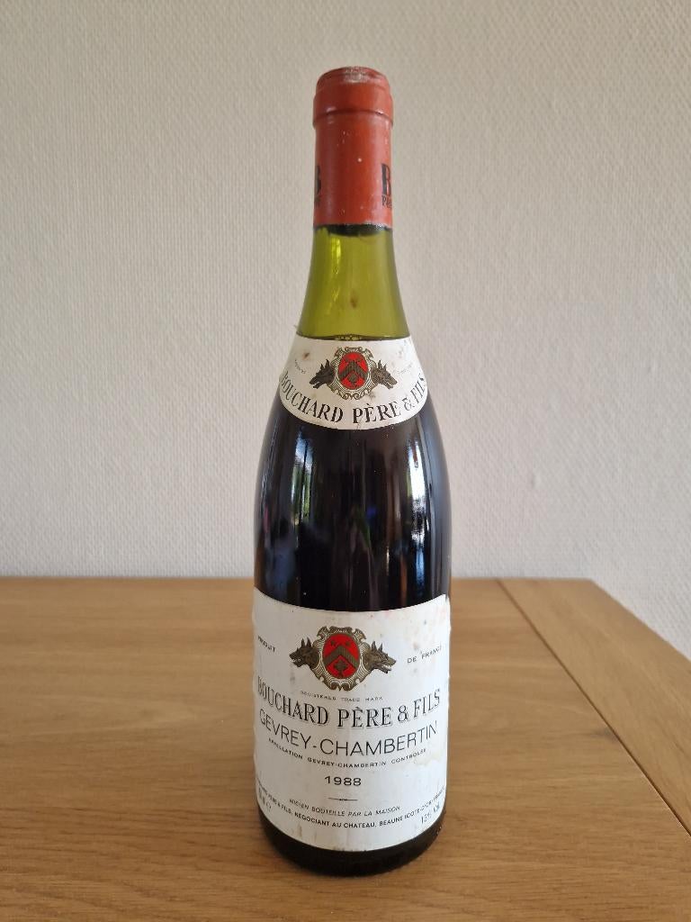 Bouchard Père - Gevrey Chambertin - 1988 - 75 cl, Collections, Vins, Neuf, Enlèvement ou Envoi, Vin rouge, France