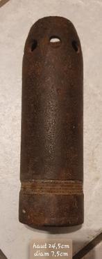 Obus incendiaire/fumigène allemand WW1, Collections, Objets militaires | Général, Enlèvement ou Envoi, Armée de terre, Douilles ou Pièces de fouille