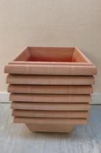 Lot van 7 vierkant PVC bloempotten, Ophalen, Overige materialen, Gebruikt, 40 cm of meer