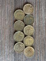 Lot Franse 50 francs munten (1951-1953) – 9 stuks Marianne, Ophalen of Verzenden, Frankrijk, Setje