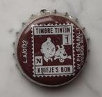 OUDE KROONKURK KUIFJE BON TIMBRE TINTIN CROWN CAP, Ophalen of Verzenden, Kuifje