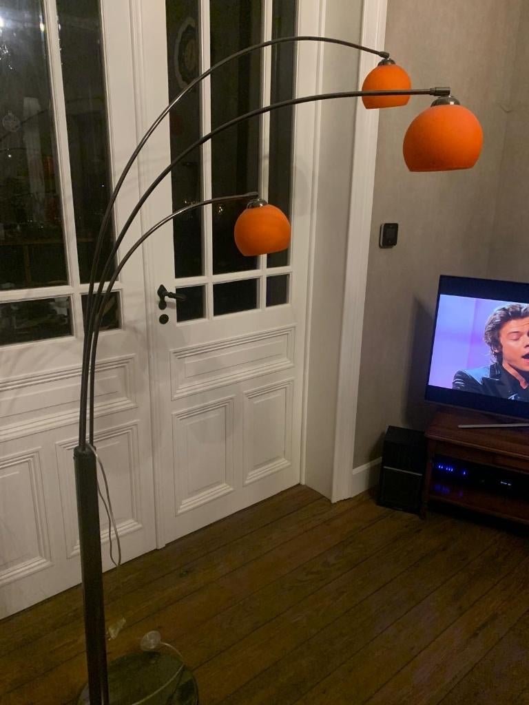 Vloerlamp Bubble 3 van Deba Meubelen, Maison & Meubles, Enlèvement, Comme neuf, Verre, 150 à 200 cm