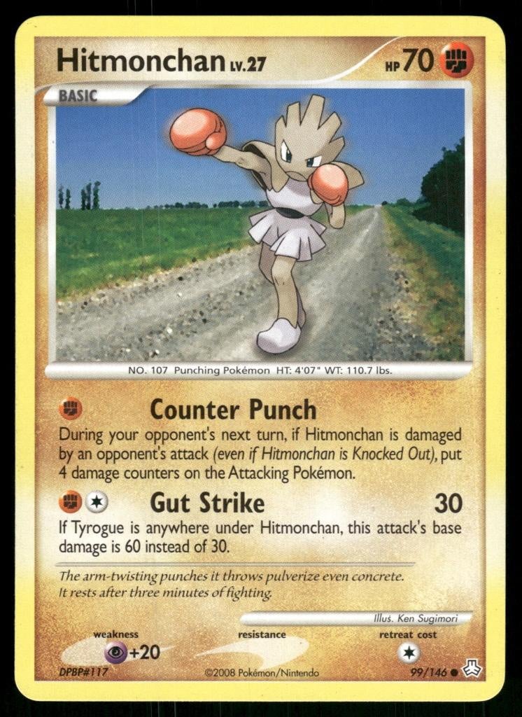 Hitmonchan 99/146 - Legends Awakened, Verzenden, Gebruikt