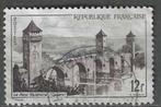 France 1955 - Yvert 1039 - Pont Valentre à Cahors (ST), Envoi, Affranchi
