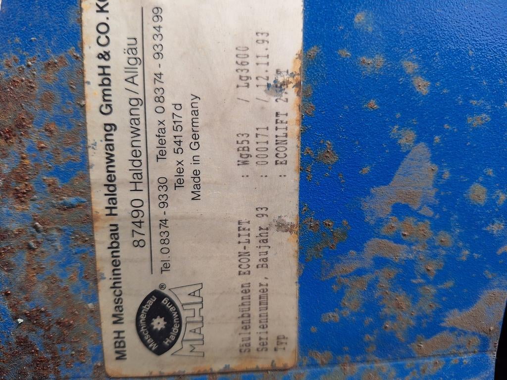 2 palen hefbrug 2,5T ( geen gedoe met kabels of hydrauliek, Auto diversen, Autogereedschap, Ophalen