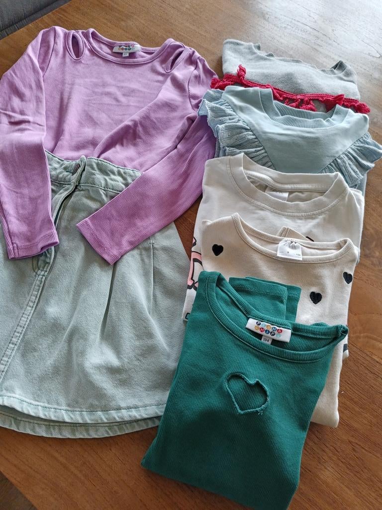 7 stuks kleding, Enfants & Bébés, Vêtements enfant | Taille 134, Pull ou Veste, Comme neuf, Fille, Zara
