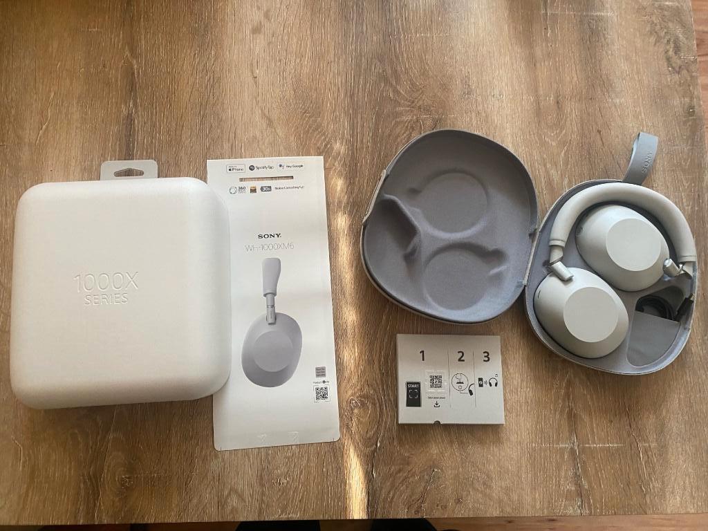 WH1000XM6 Platina-Zilver, Ophalen of Verzenden, Zo goed als nieuw, Sony, Bluetooth