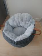 PANIER GRIS CHAT, Animaux & Accessoires, Paniers pour chats, Enlèvement, Neuf, Peluche