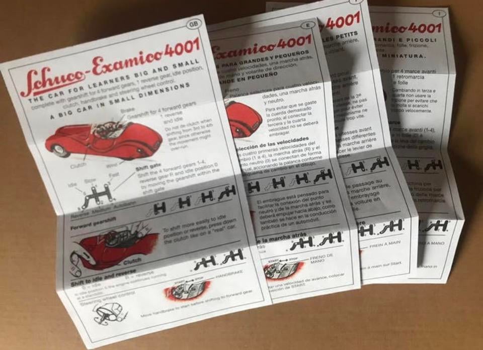 Schuco Examico 4001 Description/Mode d'emploi, Enlèvement ou Envoi, Comme neuf