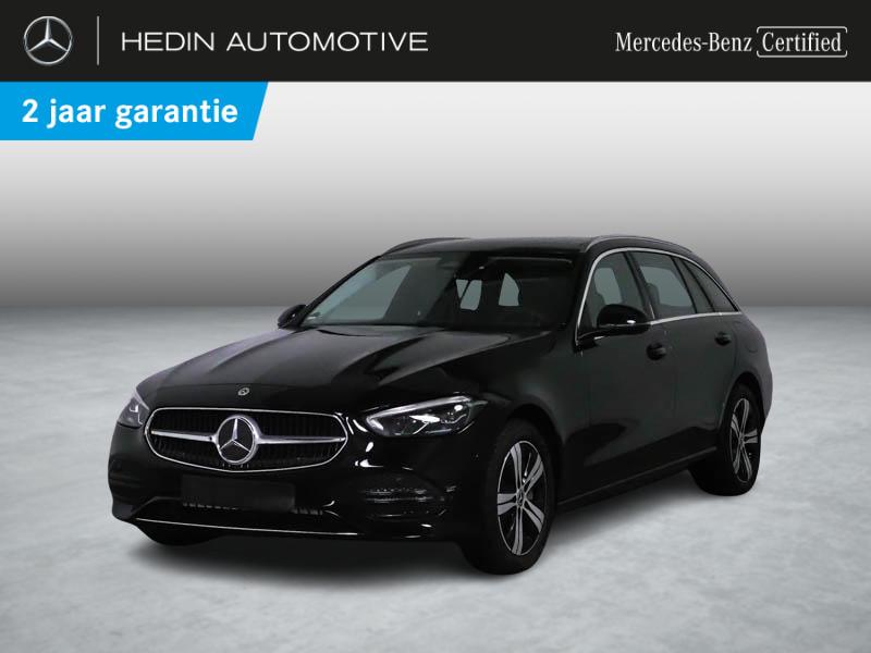 Mercedes-Benz C-klasse 300 e Break Luxury Line | Panoramisch, Auto's, Automaat, Zwart, 4 cilinders, Bedrijf