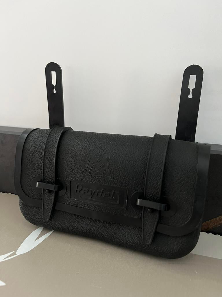 Vintage Reydel zwart zadeltasje koersfiets, Ophalen of Verzenden, Zo goed als nieuw