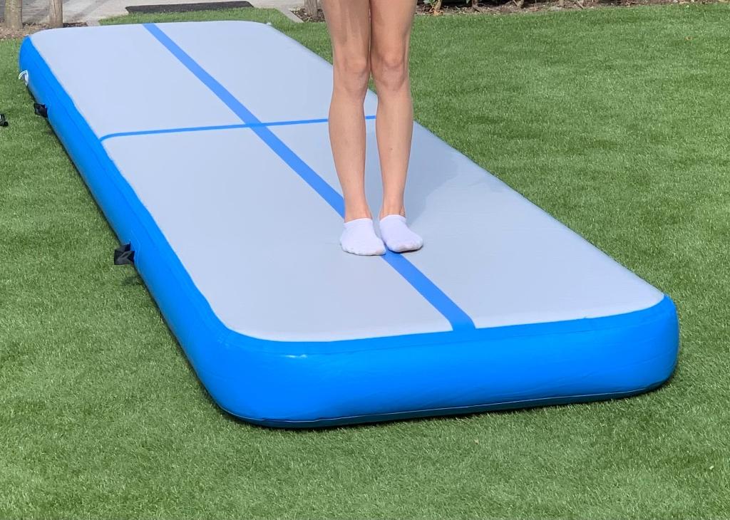 AirTrack Pro - Turnmat | 5 meter INCL. 600W elektrische pomp, Sport en Fitness, Turnen, Zo goed als nieuw, Ophalen